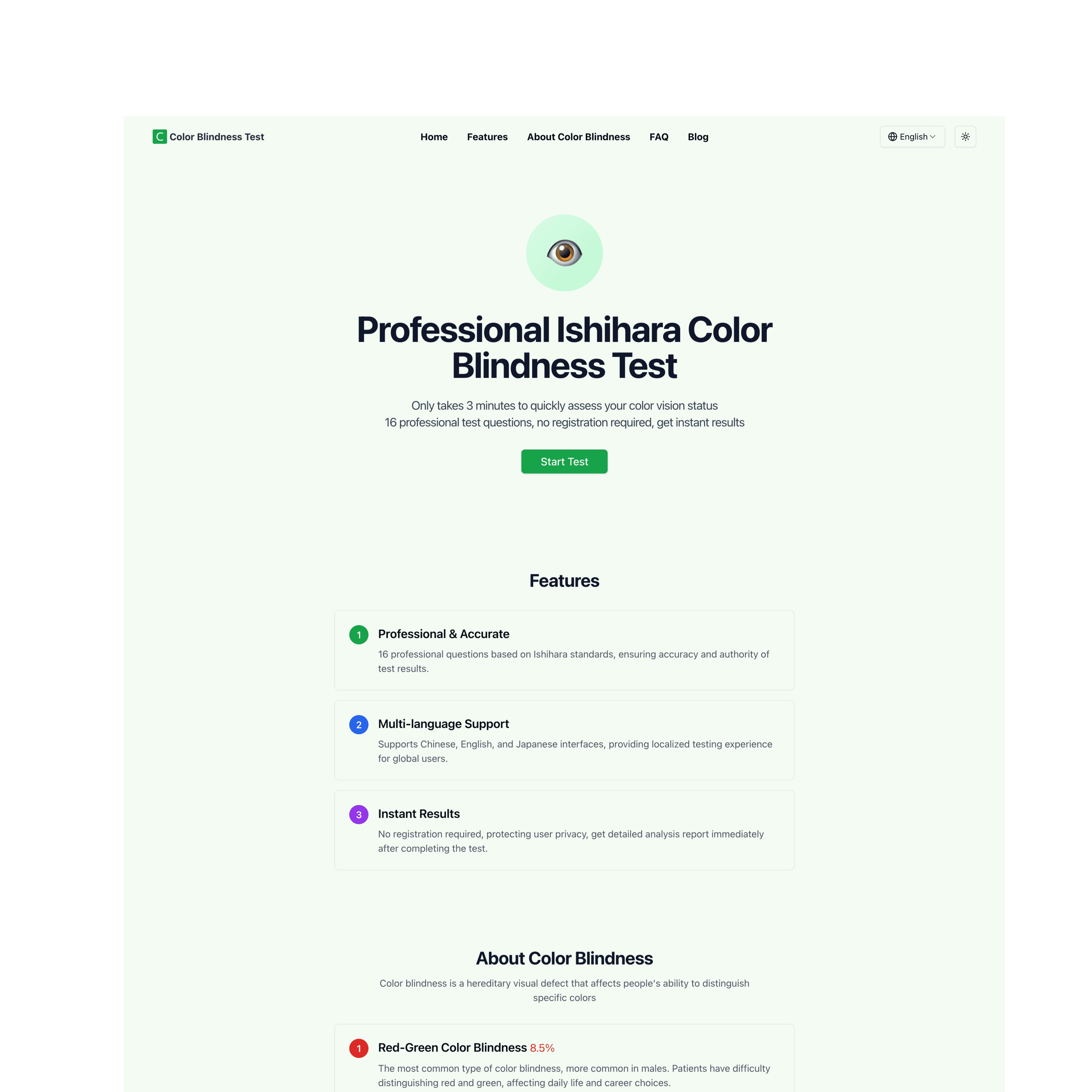 Test di cecità del colore